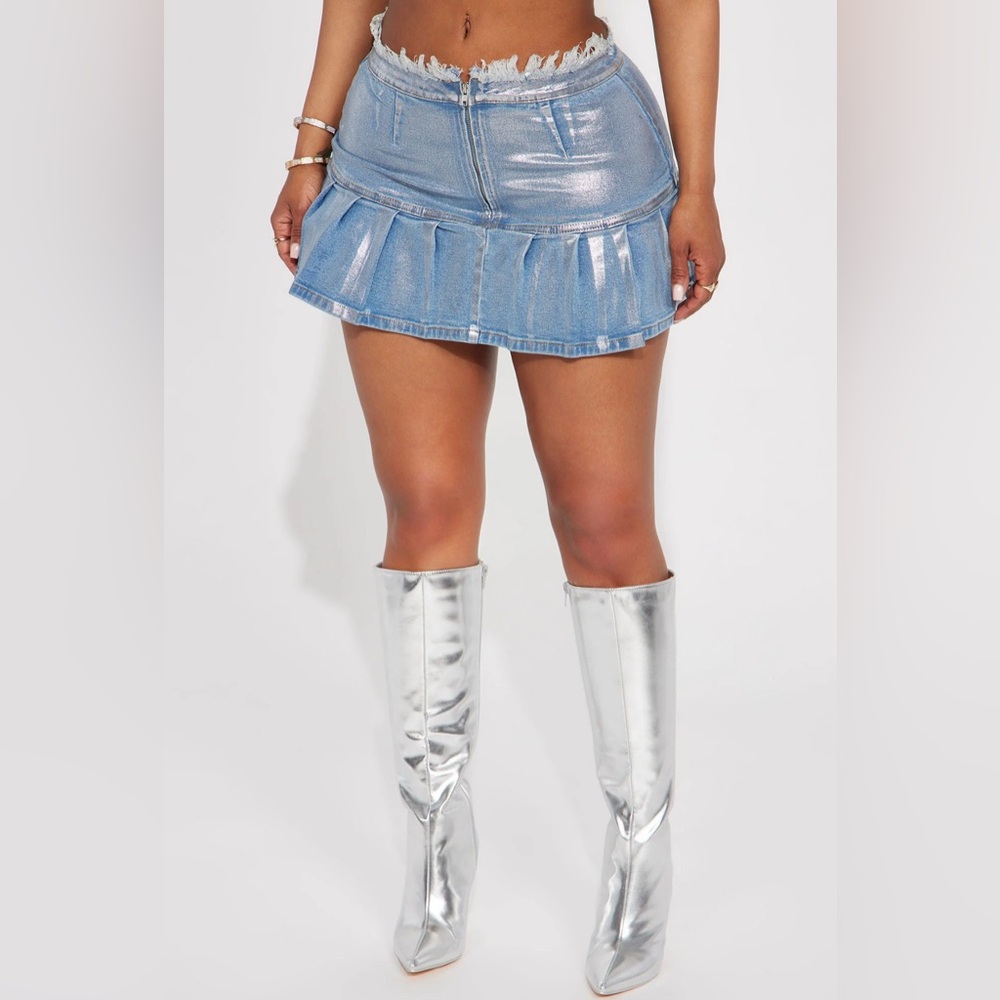 Denim Tennis Skirt